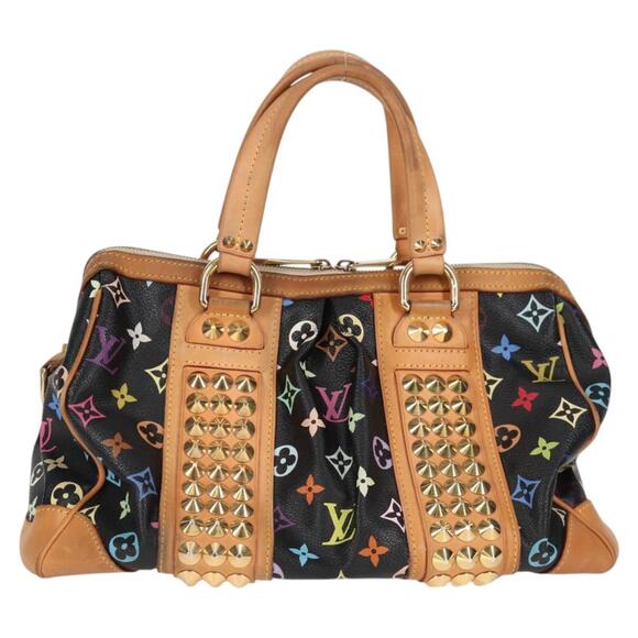 LOUIS VUITTON Monogram Multicolor Courtney MM Bag Black M45642 - Picture 2 of 16